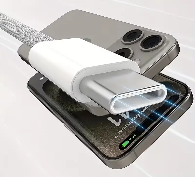 câble tressé usb vers usb c charge rapide et durable câble tressé usb vers usb c charge rapide et durable